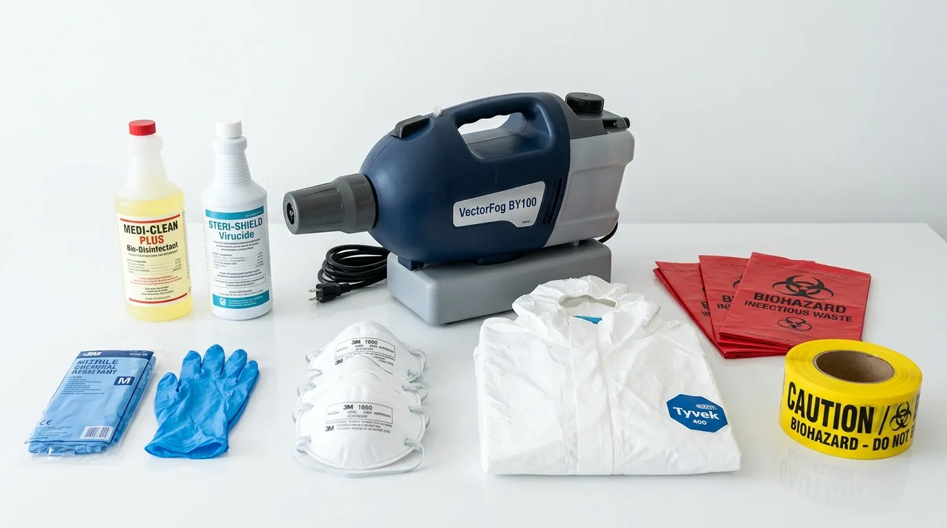 Professional biohazard remediation crew working in Newmarket